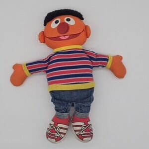 Vintage Applause Sesame Street Ernie Plush Stuffed Doll Toy